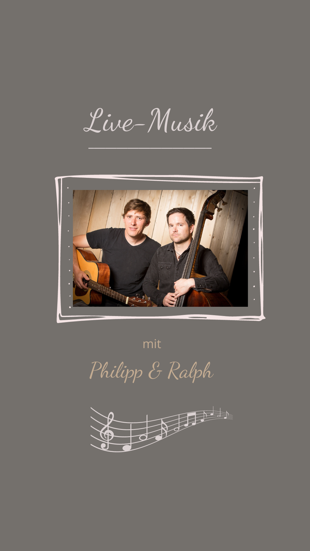 Live-Musik mit Philipp und Ralph